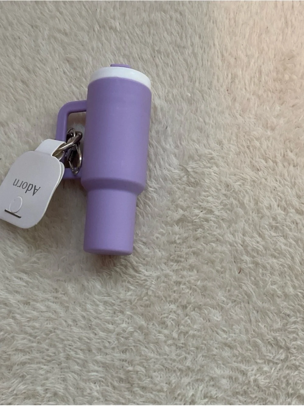 Adorn Purple Mini Tumbler Keychain & Card Holder